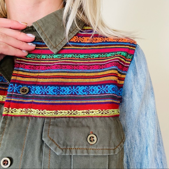 Raga The Chandler army-style fringe boho jacket - Picture 7 of 14